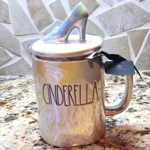 Rae Dunn Cinderella with Topper Mug NWT